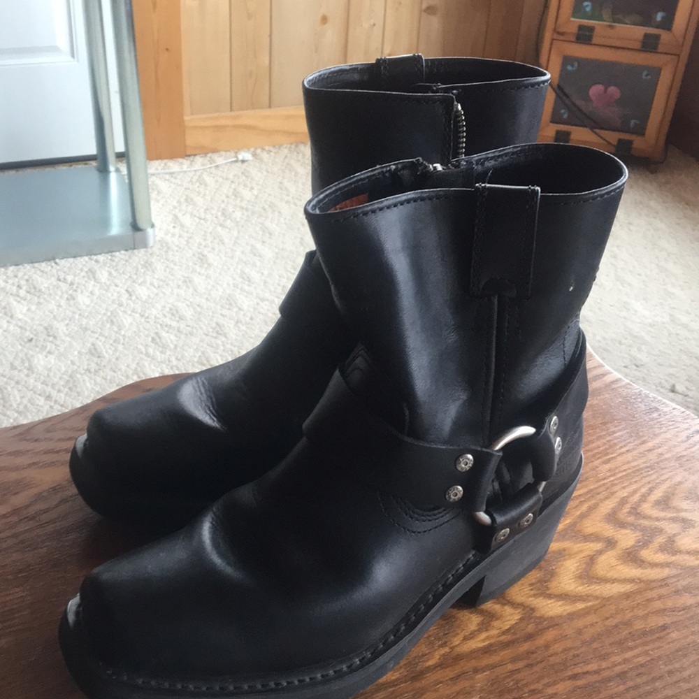 Harley Davidson Harness Boots Size 7